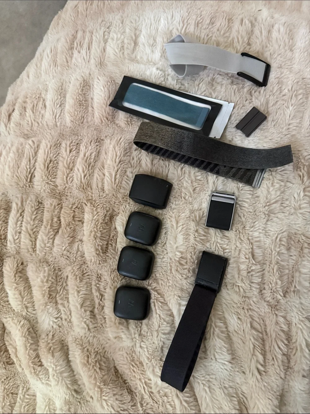 Wireless Fitness Tracker Accessories Set - Black